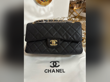 Purses  - Chanel  - Black  - Vegan Leather  - For Women