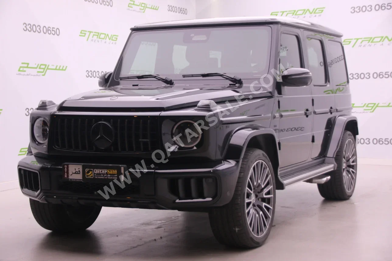 Mercedes-Benz  G-Class  63 AMG  2025  Automatic  26,000 Km  8 Cylinder  Four Wheel Drive (4WD)  SUV  Black  With Warranty