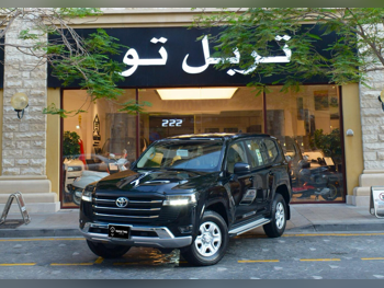 تويوتا  لاند كروزر  جي اكس  2025  اوتوماتيك  0 كم  6 سلندر  دفع رباعي  اس يو في  أسود  تحت الضمان