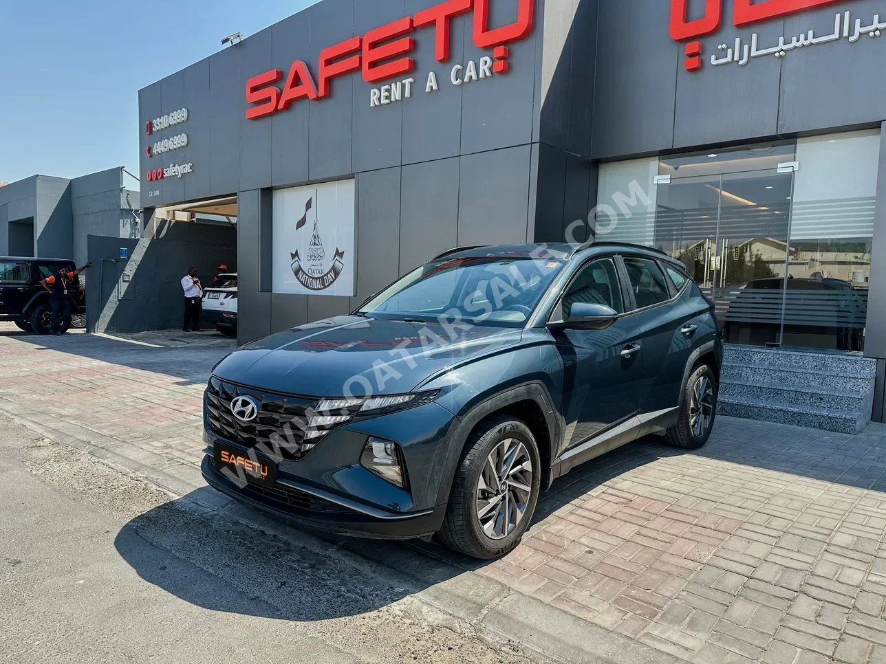 Hyundai  Tucson  2024  Automatic  33,000 Km  4 Cylinder  Front Wheel Drive (FWD)  SUV  Dark Blue  With Warranty