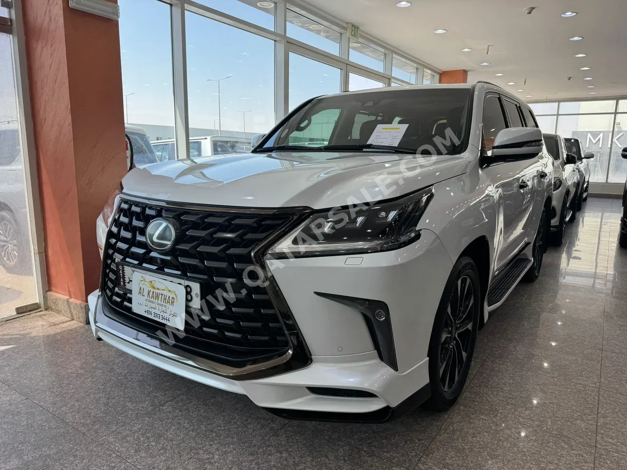 Lexus  LX  570 S Black Edition  2021  Automatic  146,000 Km  8 Cylinder  Four Wheel Drive (4WD)  SUV  White