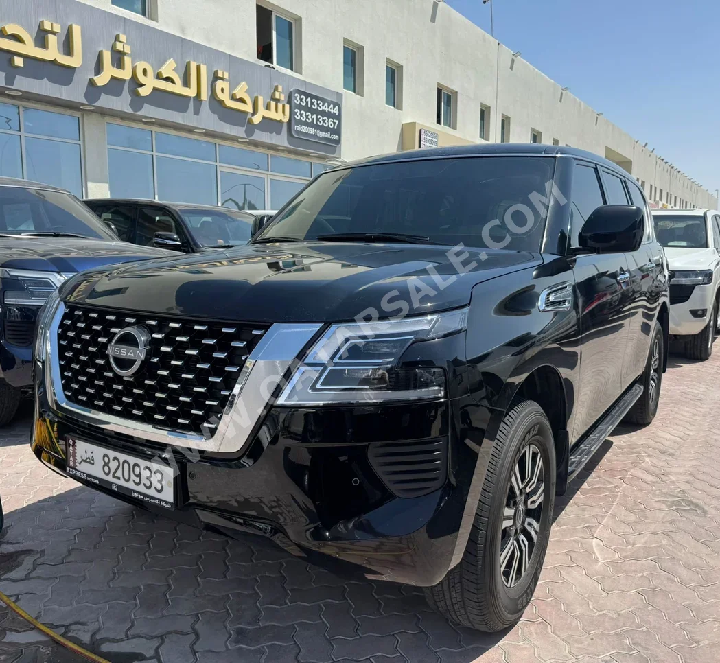 Nissan  Patrol  XE  2024  Automatic  51,000 Km  6 Cylinder  Four Wheel Drive (4WD)  SUV  Black  With Warranty