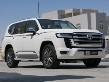 تويوتا  لاند كروزر  في اكس توين توربو  2025  اوتوماتيك  5,000 كم  6 سلندر  دفع رباعي  اس يو في  أبيض  تحت الضمان