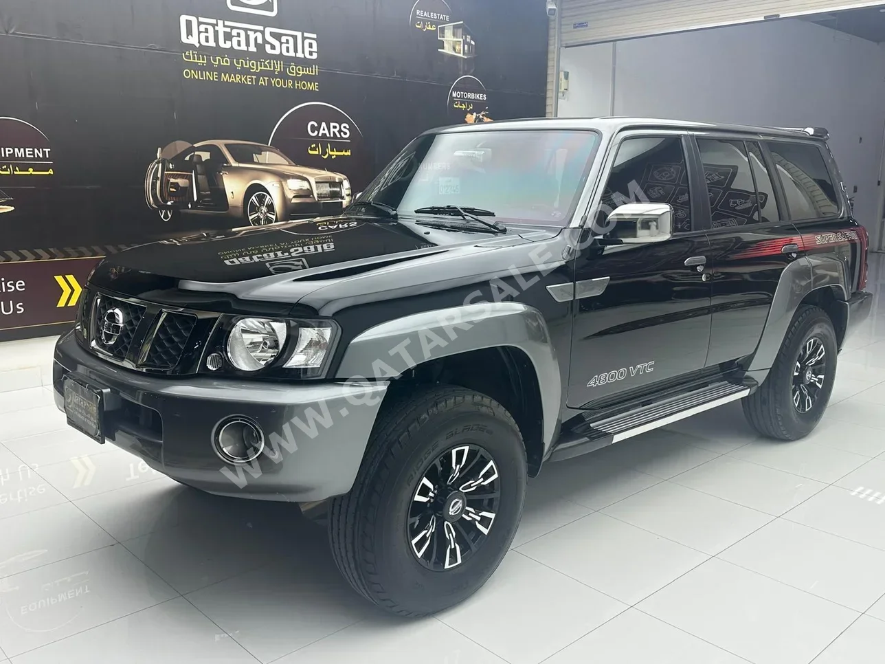 Nissan  Patrol  Super Safari  2024  Automatic  22,000 Km  6 Cylinder  Four Wheel Drive (4WD)  SUV  Black  With Warranty