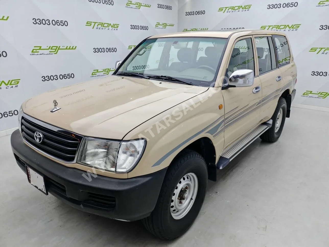 تويوتا  لاند كروزر  جي اكس ار  2002  عادي  370,000 كم  6 سلندر  دفع خلفي  اس يو في  بيج