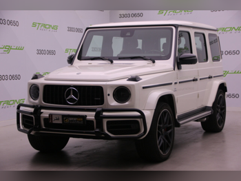 مرسيدس - بنز  جي - كلاس  63 اي ام جي  2020  اوتوماتيك  131,000 كم  8 سلندر  دفع رباعي  اس يو في  أبيض