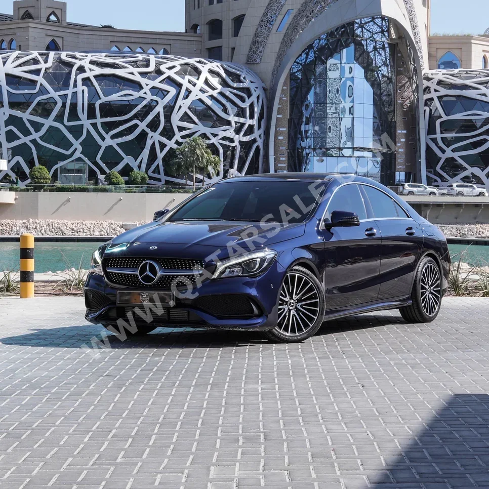 Mercedes-Benz  CLA  250 AMG  2018  Automatic  35,000 Km  4 Cylinder  Rear Wheel Drive (RWD)  Sedan  Blue  With Warranty