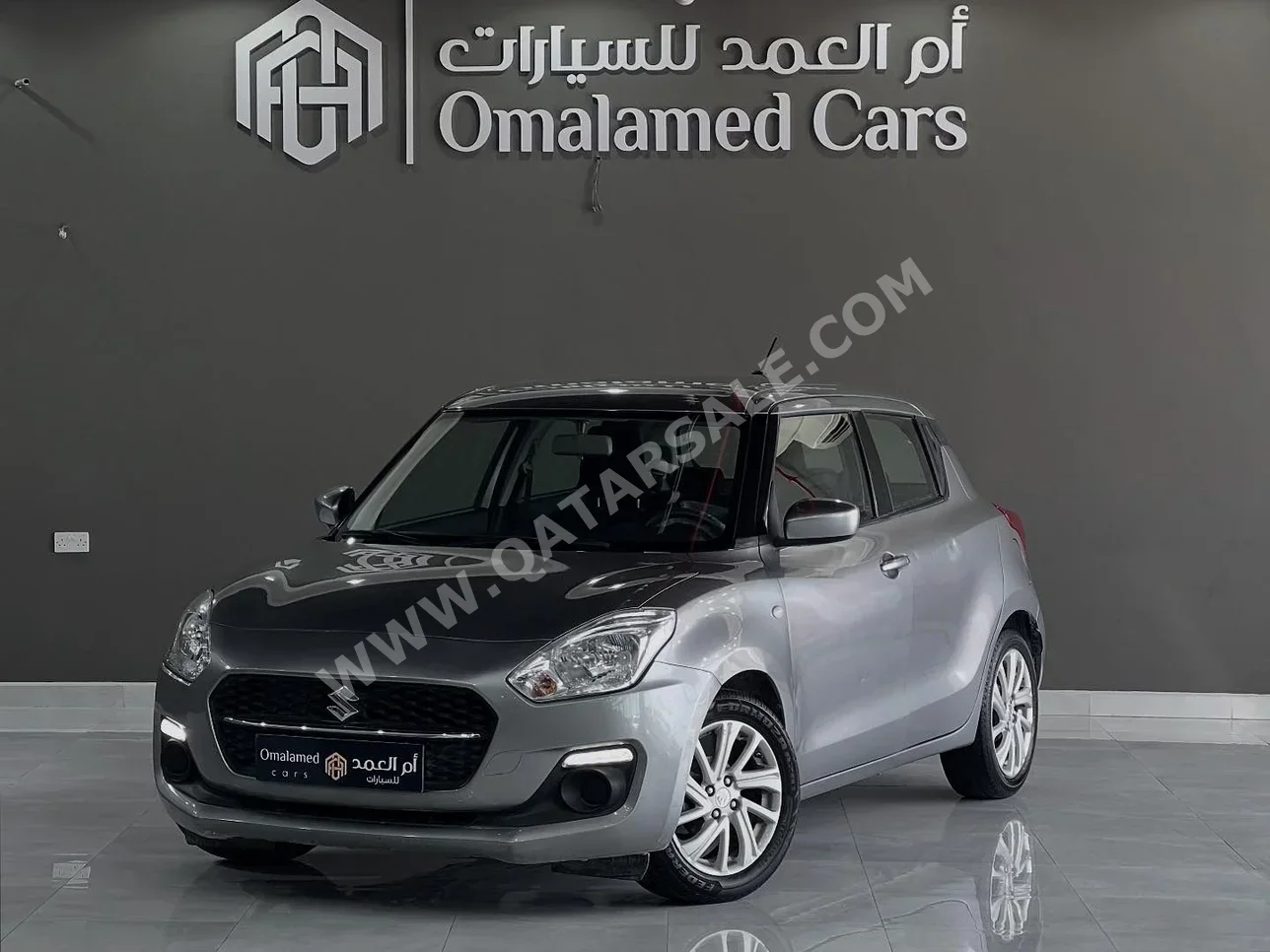 Suzuki  Swift  2022  Automatic  155,000 Km  4 Cylinder  Front Wheel Drive (FWD)  Hatchback  Gray