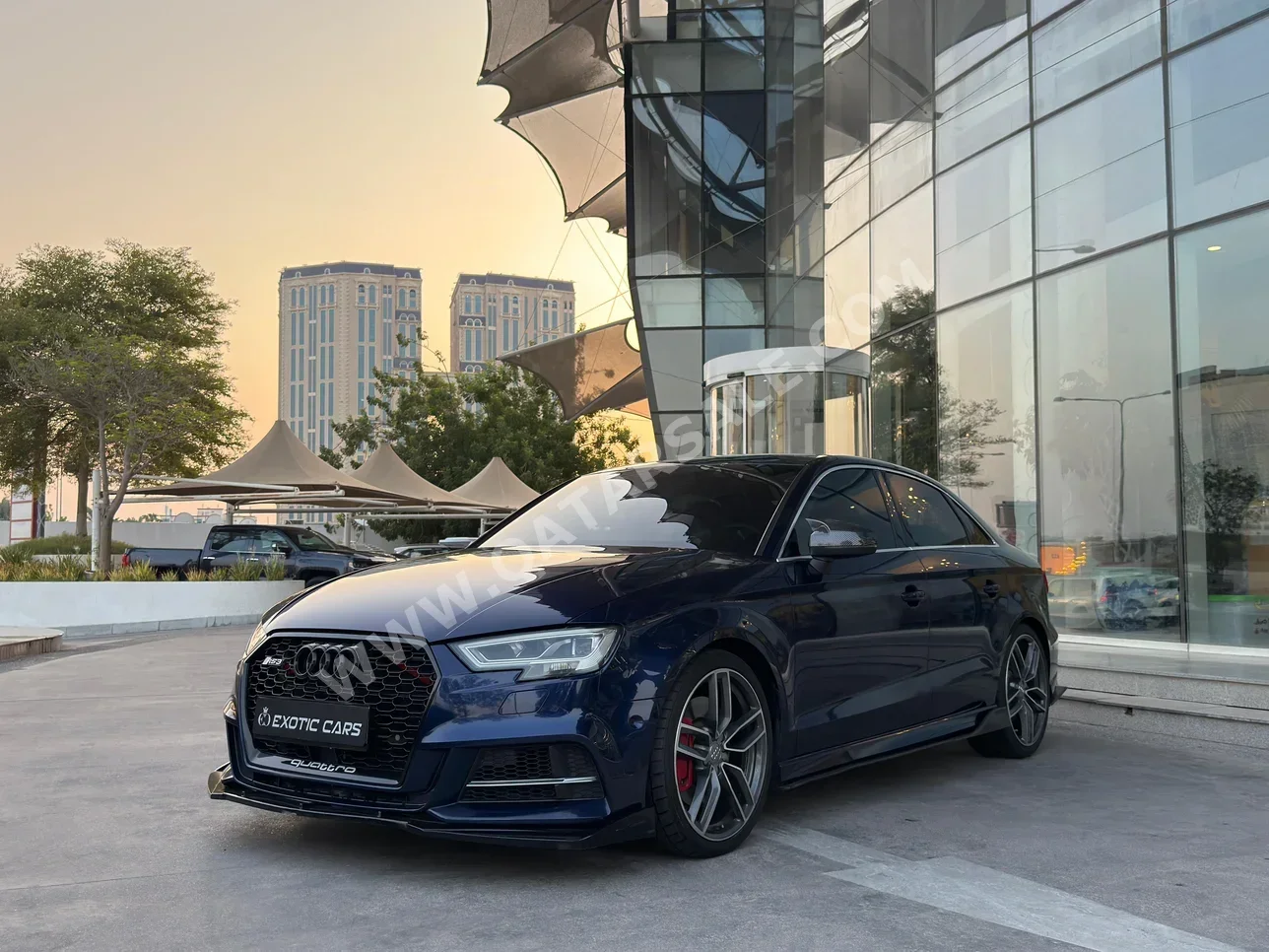 Audi  S  3  2018  Automatic  105,000 Km  4 Cylinder  All Wheel Drive (AWD)  Sedan  Dark Blue