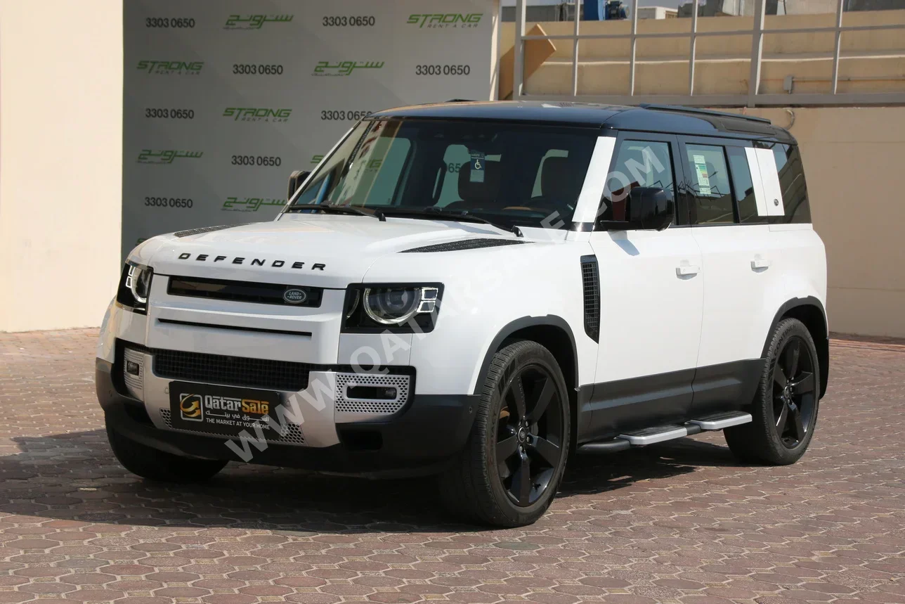 Land Rover  Defender  110 HSE  2024  Automatic  34,000 Km  6 Cylinder  Four Wheel Drive (4WD)  SUV  White  With Warranty