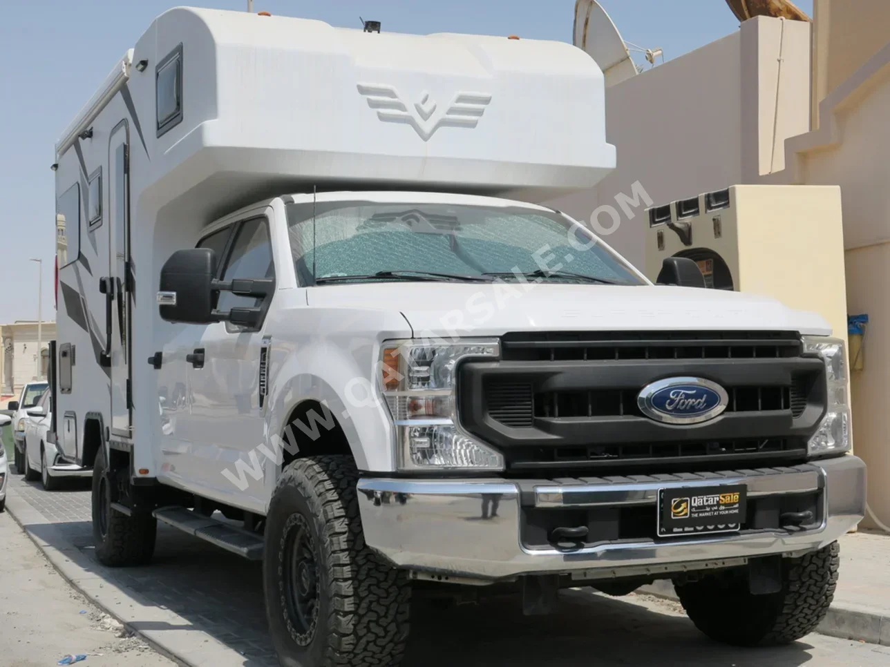 Caravan - 2020  - White  -Made in Qatar  - 30,000 Km