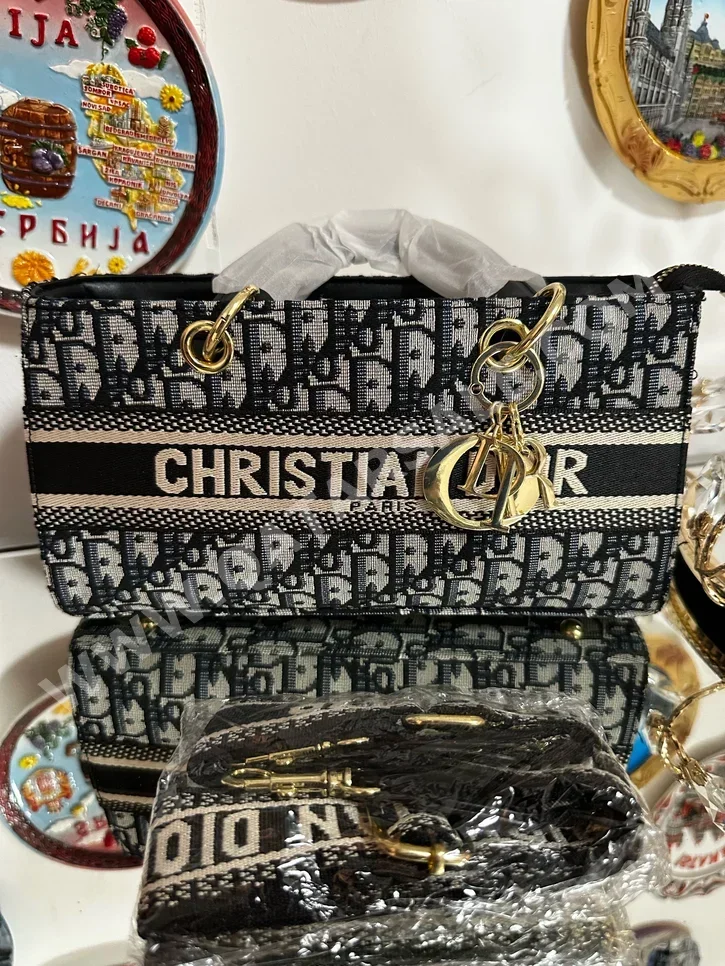 Purses  - Dior  - Black  - Cotton Canvas  - For Women