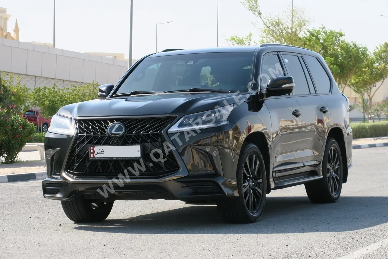 Lexus  LX  570 S Black Edition  2020  Automatic  130,000 Km  8 Cylinder  Four Wheel Drive (4WD)  SUV  Black