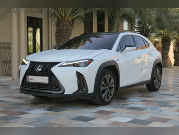 Lexus  UX  200 F Sport  2023  Automatic  50,000 Km  4 Cylinder  Front Wheel Drive (FWD)  SUV  White  With Warranty