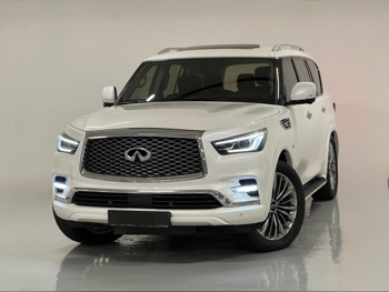 Infiniti  QX  80  2018  Automatic  138,900 Km  8 Cylinder  Four Wheel Drive (4WD)  SUV  White