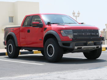 Ford  Raptor  SVT  2013  Automatic  89,000 Km  8 Cylinder  Four Wheel Drive (4WD)  Pick Up  Red