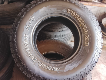 Tire & Rims Yokohama Made in Thailand /  4 Seasons  17"