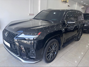 Lexus  LX  600 F Sport  2023  Automatic  95,000 Km  6 Cylinder  Four Wheel Drive (4WD)  SUV  Black  With Warranty