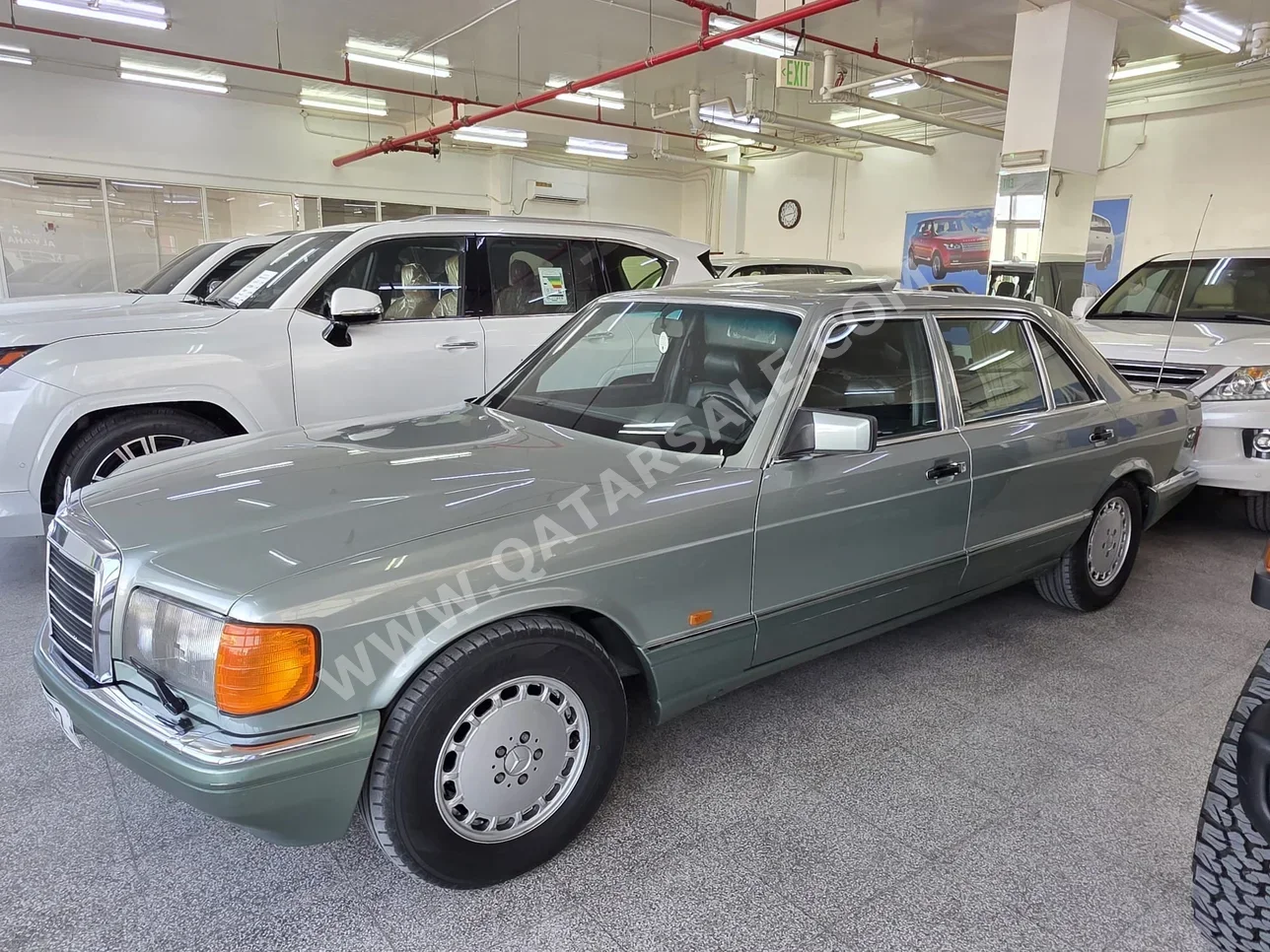Mercedes-Benz  560 SEL  1991  Automatic  140,000 Km  8 Cylinder  Rear Wheel Drive (RWD)  Sedan  Green