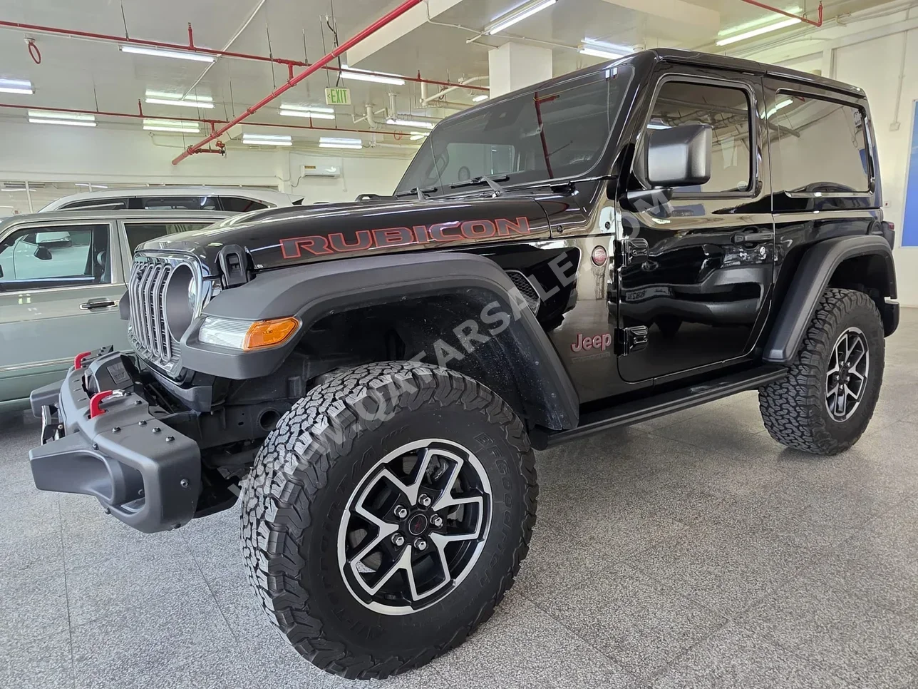Jeep  Wrangler  Rubicon  2024  Automatic  8,000 Km  6 Cylinder  Four Wheel Drive (4WD)  SUV  Black  With Warranty