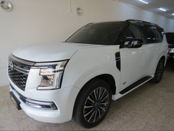 Nissan  Patrol  Platinum turbo  2025  Automatic  21,000 Km  6 Cylinder  Four Wheel Drive (4WD)  SUV  White  With Warranty