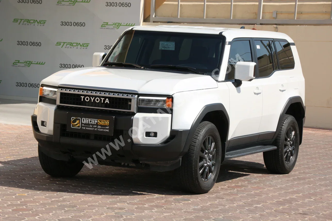 Toyota  Prado  TX Turbo  2024  Automatic  41,000 Km  4 Cylinder  Four Wheel Drive (4WD)  SUV  White  With Warranty