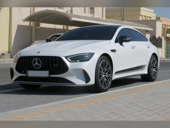 مرسيدس - بنز  جي تي  43 AMG  2024  اوتوماتيك  5,500 كم  6 سلندر  دفع خلفي  سيدان  أبيض  تحت الضمان