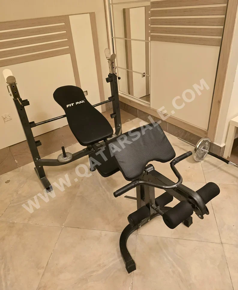 Gym Equipment Machines - Benches  - Black