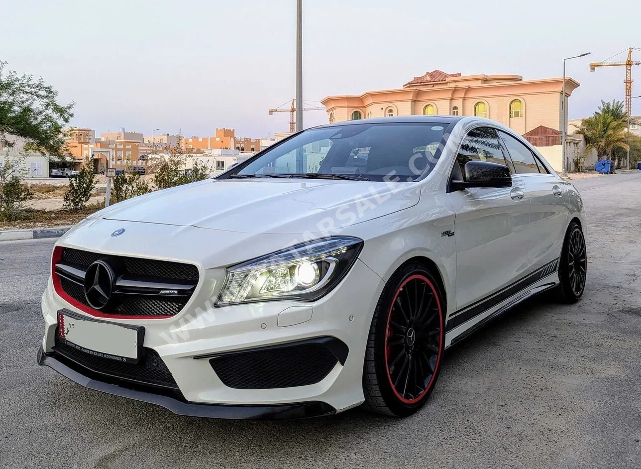 Mercedes-Benz  CLA  45 AMG  2015  Automatic  125,000 Km  4 Cylinder  Rear Wheel Drive (RWD)  Sedan  White
