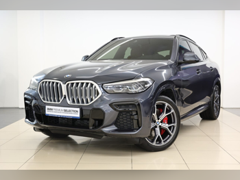 BMW  X-Series  X6  2022  Automatic  12,800 Km  6 Cylinder  Four Wheel Drive (4WD)  SUV  Gray  With Warranty