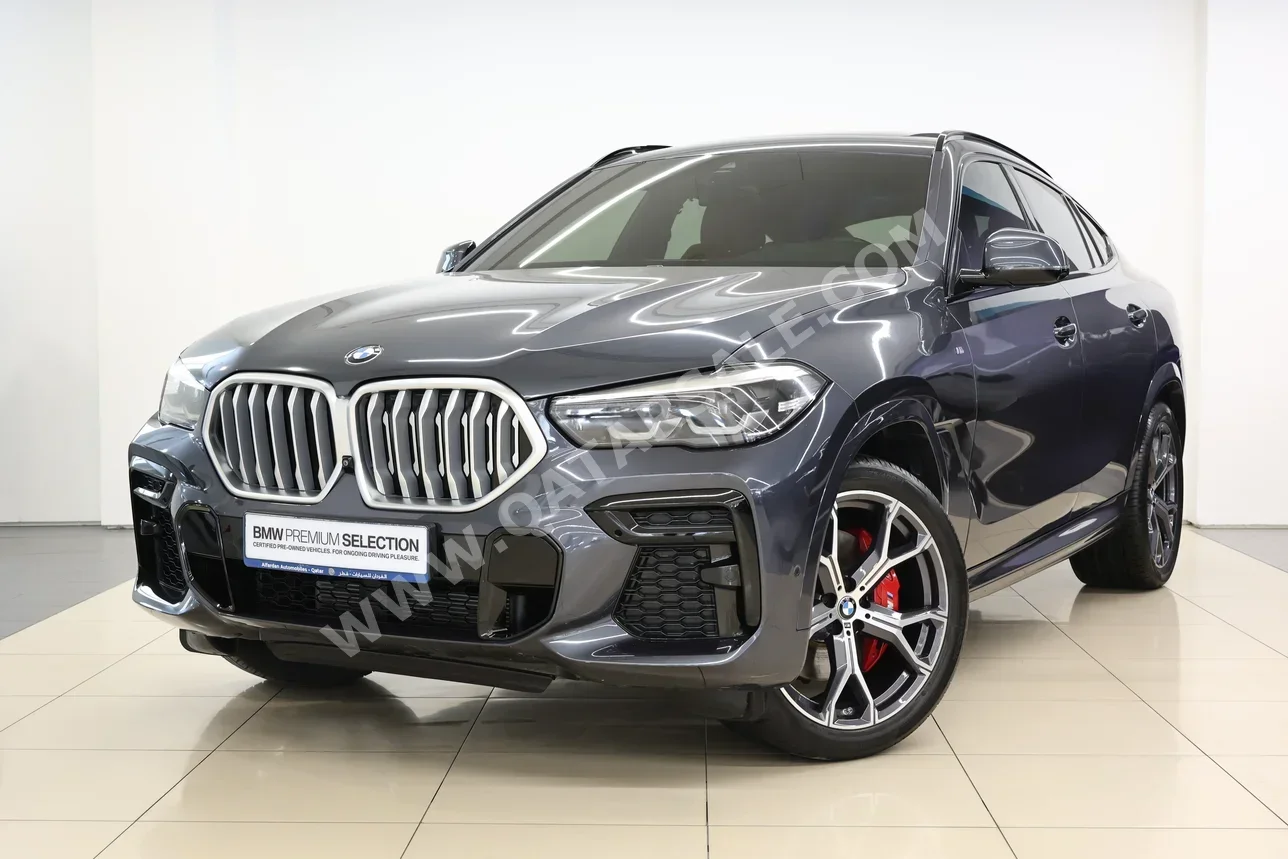 BMW  X-Series  X6  2022  Automatic  12,800 Km  6 Cylinder  Four Wheel Drive (4WD)  SUV  Gray  With Warranty