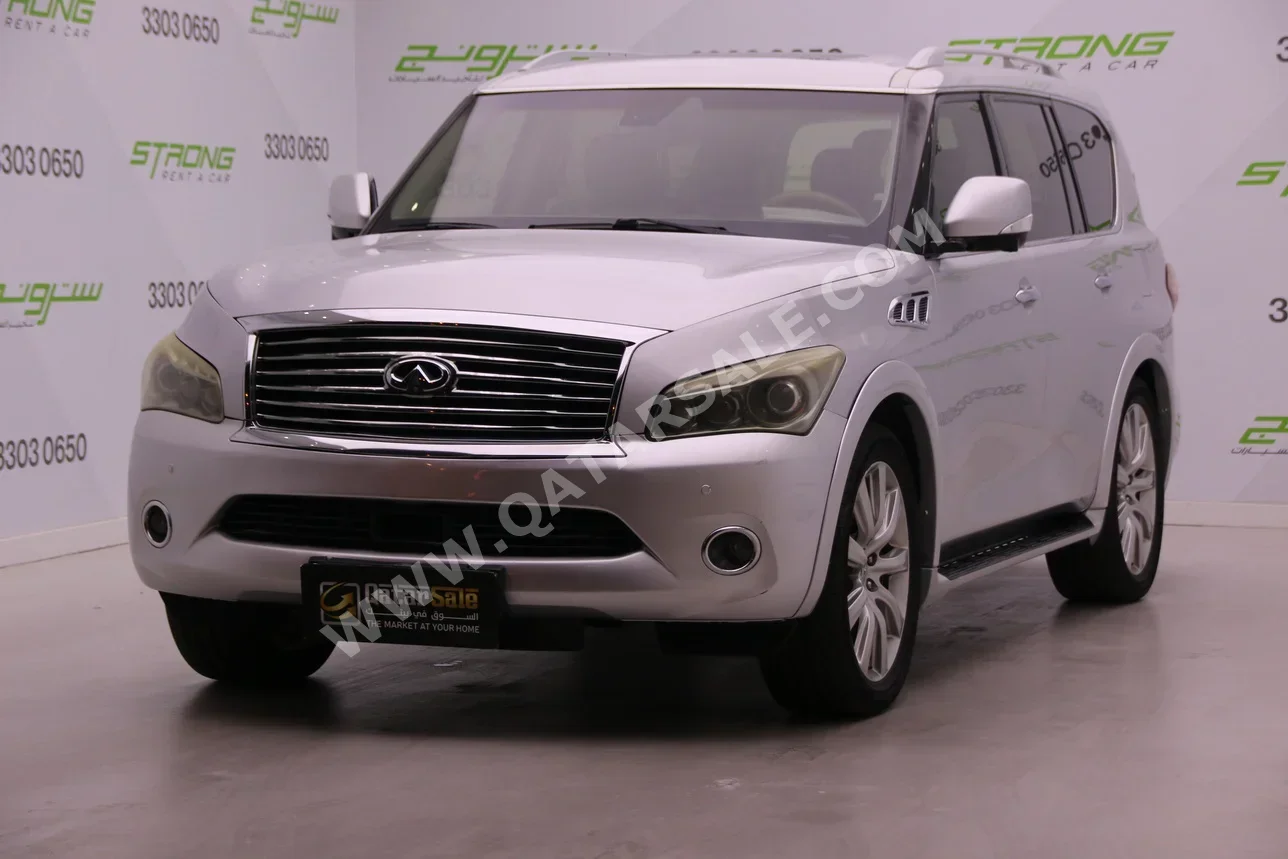 Infiniti  QX  56  2012  Automatic  227,000 Km  8 Cylinder  Four Wheel Drive (4WD)  SUV  Silver
