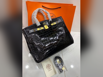 Purses  - Hermes  - Black  - Vegan Leather  - For Women