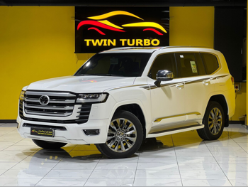 Toyota  Land Cruiser  VXR Twin Turbo  2024  Automatic  53,000 Km  6 Cylinder  Four Wheel Drive (4WD)  SUV  White  With Warranty