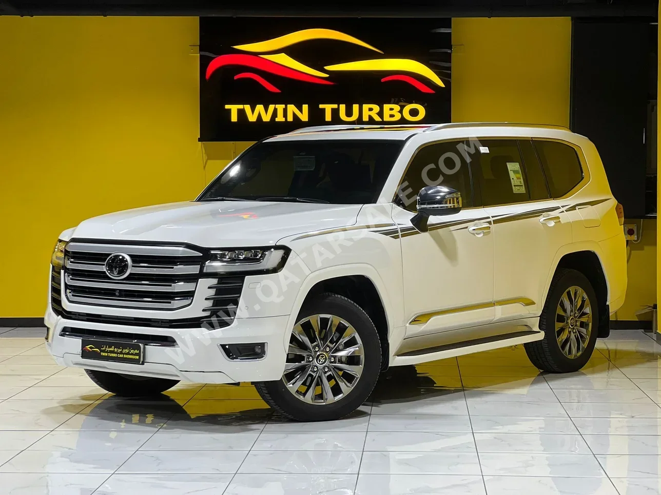 Toyota  Land Cruiser  VXR Twin Turbo  2024  Automatic  53,000 Km  6 Cylinder  Four Wheel Drive (4WD)  SUV  White  With Warranty