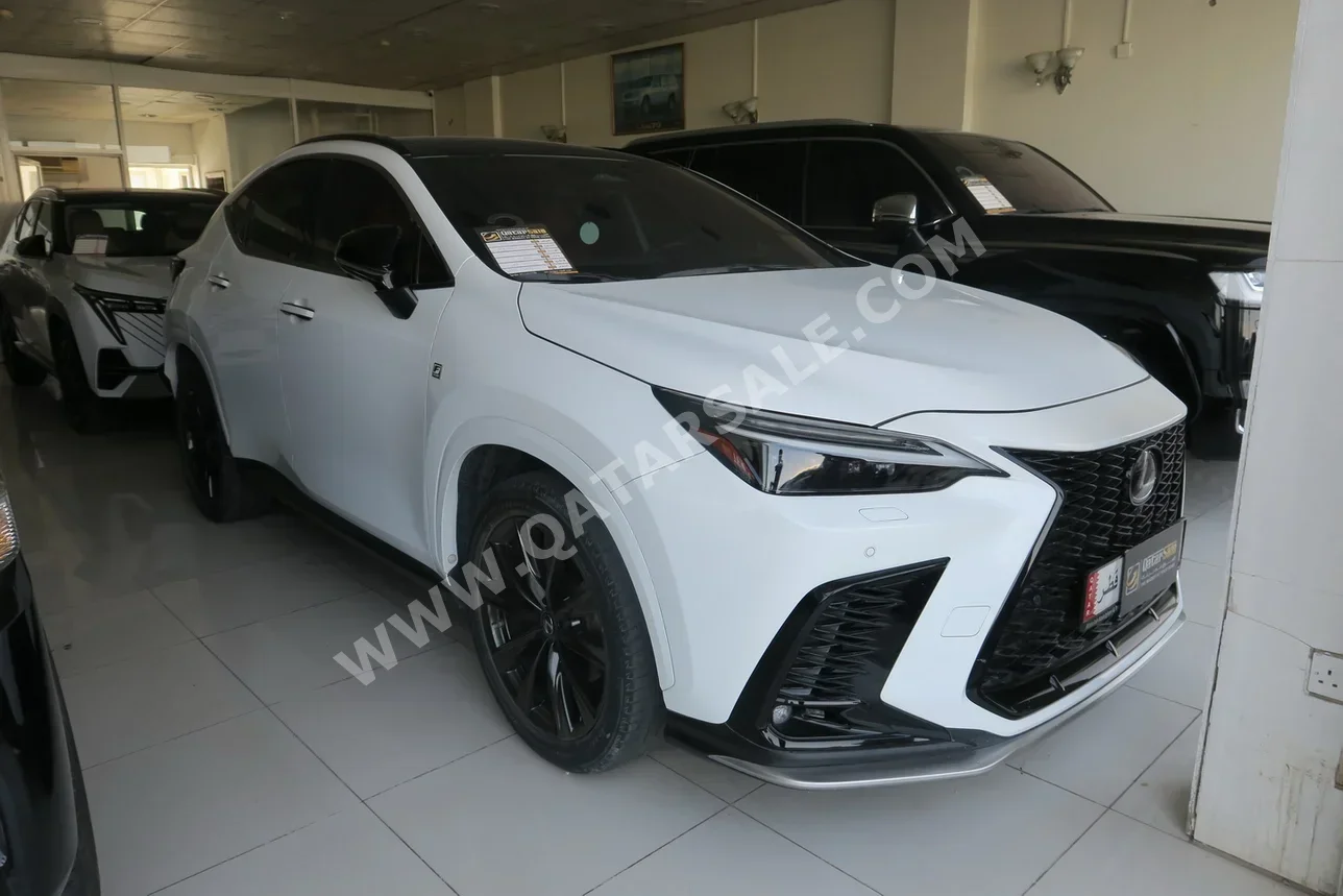 Lexus  NX  350 F Sport  2022  Automatic  24,000 Km  4 Cylinder  Four Wheel Drive (4WD)  SUV  White