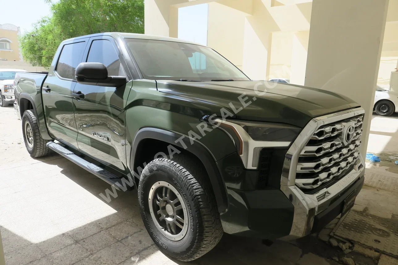 Toyota  Tundra  2022  Automatic  10,000 Km  8 Cylinder  Four Wheel Drive (4WD)  Pick Up  Green