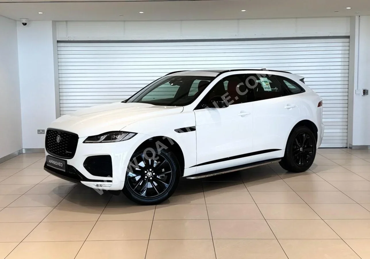 Jaguar  F-Pace  R Sport  2024  Automatic  51,745 Km  4 Cylinder  Four Wheel Drive (4WD)  SUV  White  With Warranty