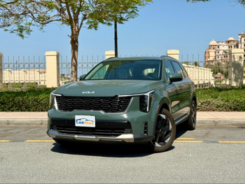 Kia  Sorento  2024  Automatic  7,000 Km  6 Cylinder  Four Wheel Drive (4WD)  SUV  Green  With Warranty