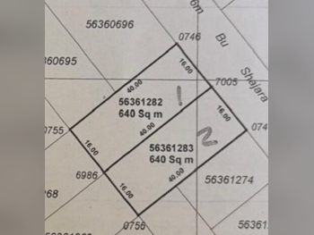 Lands For Sale  in Al Rayyan  - Ain Khaled  -Area Size 640 Square Meter