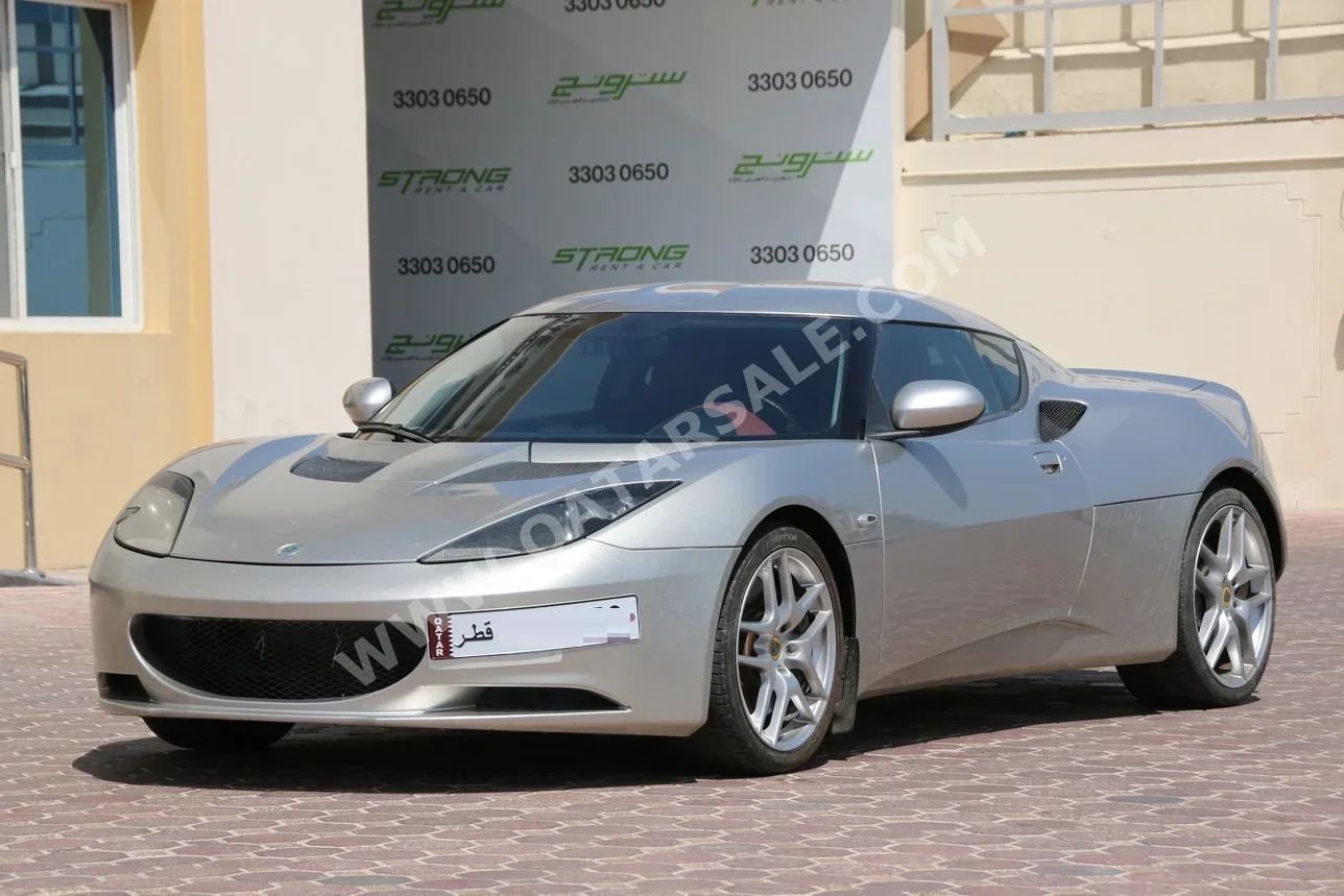 Lotus  Evora  2010  Manual  14,000 Km  6 Cylinder  Rear Wheel Drive (RWD)  Coupe / Sport  Silver