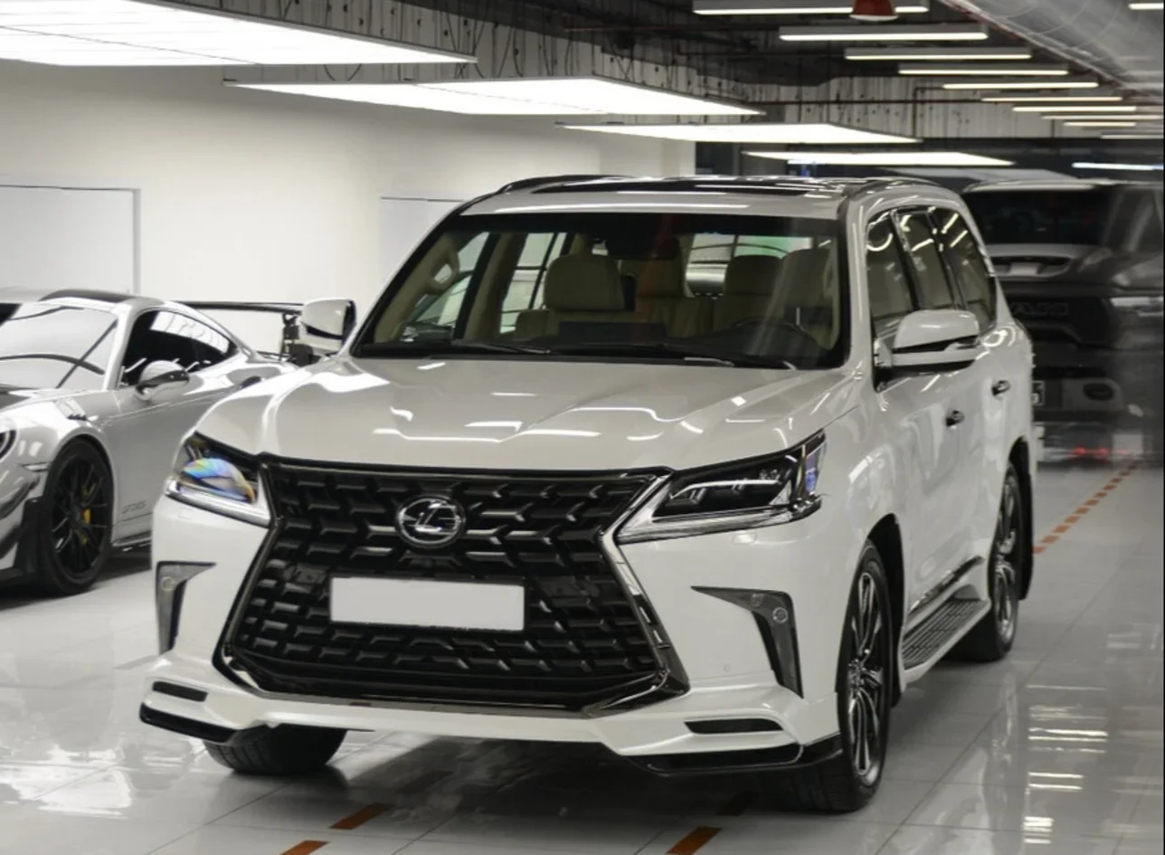 Lexus  LX  570 S Black Edition  2021  Automatic  50,000 Km  8 Cylinder  Four Wheel Drive (4WD)  SUV  White