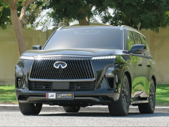 Infiniti  QX  80  2025  Automatic  16,000 Km  8 Cylinder  Four Wheel Drive (4WD)  SUV  Black  With Warranty