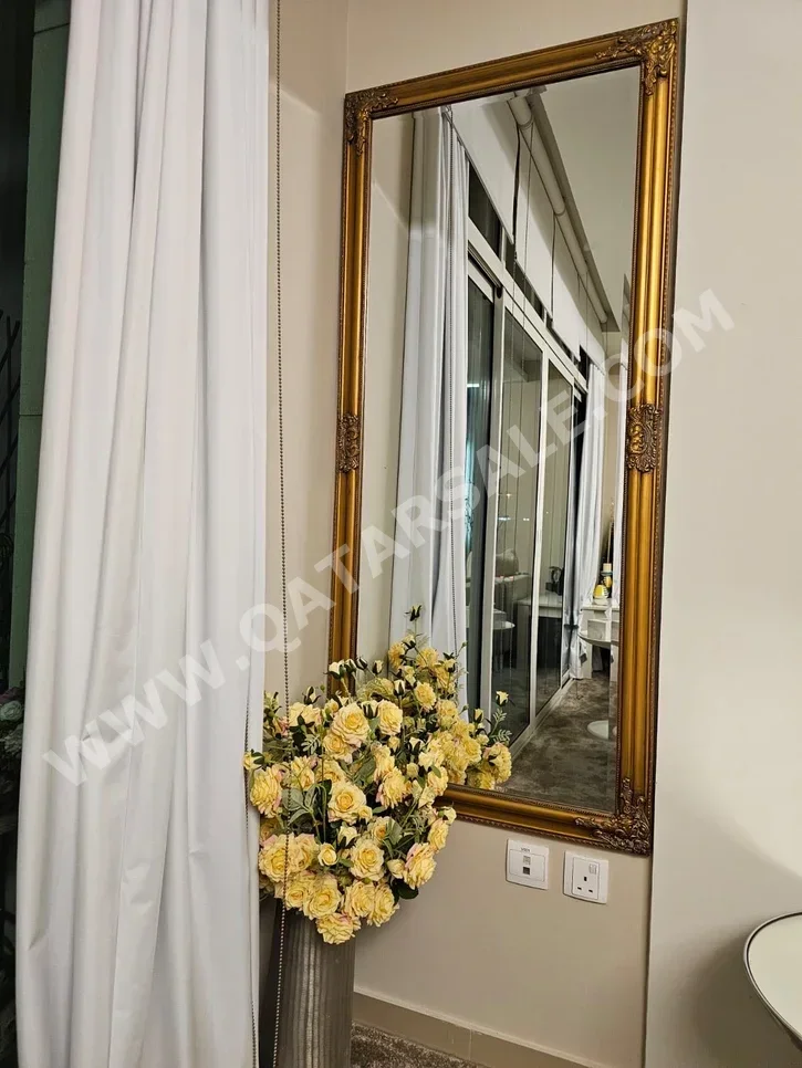 Mirrors Large  Gold