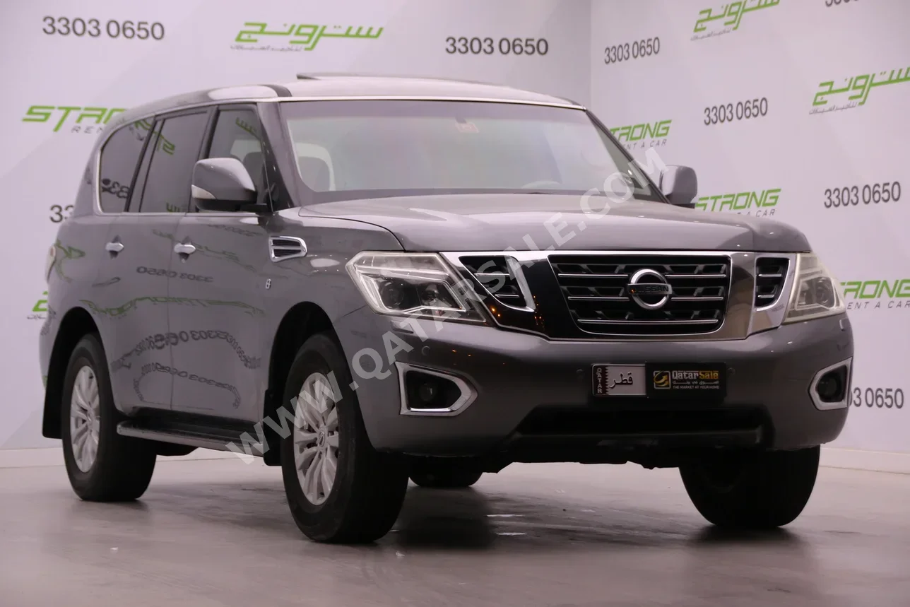 Nissan  Patrol  SE  2015  Automatic  267,000 Km  8 Cylinder  Four Wheel Drive (4WD)  SUV  Gray