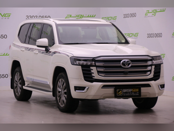 Toyota  Land Cruiser  GXR Twin Turbo  2023  Automatic  17,000 Km  6 Cylinder  Four Wheel Drive (4WD)  SUV  White  With Warranty