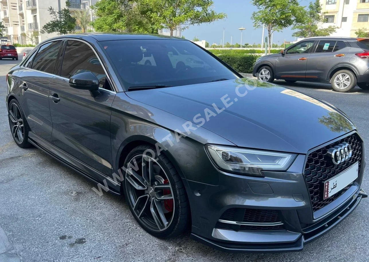 Audi  S  3  2018  Automatic  69,400 Km  4 Cylinder  All Wheel Drive (AWD)  Sedan  Gray