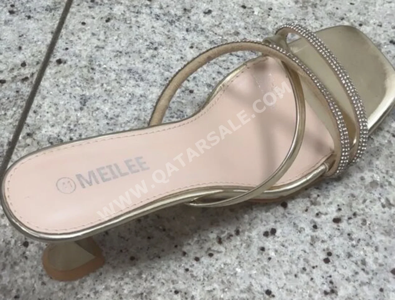 Shoes Gold Size 41  Qatar  Women