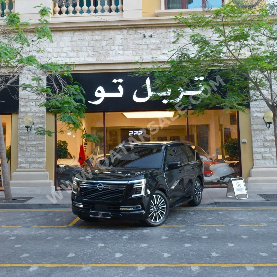 نيسان  باترول  بلاتينيوم تيربو  2025  اوتوماتيك  14,600 كم  6 سلندر  دفع رباعي  اس يو في  أسود  تحت الضمان