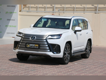Lexus  LX  600 Luxury  2023  Automatic  54,000 Km  6 Cylinder  Four Wheel Drive (4WD)  SUV  White  With Warranty